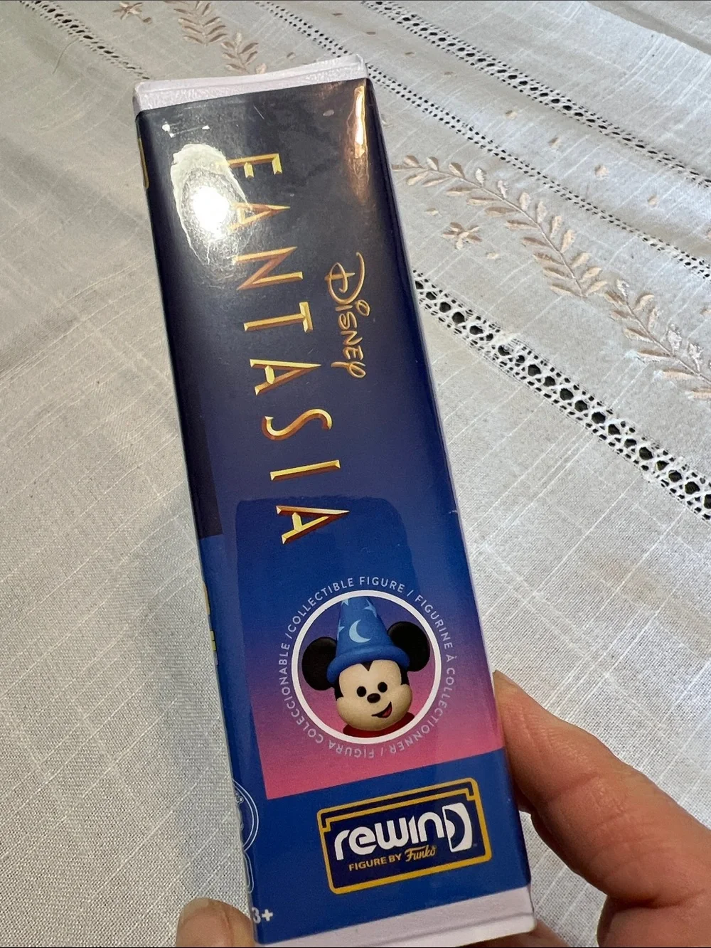 Disney Fantasia Mickey Sorcerer Blue and Red Rewind Funko Figure - Picture 4 of 4